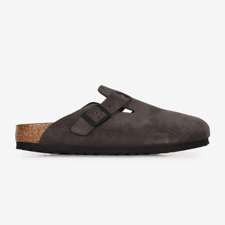 BIRKENSTOCK boston BOSTON SUEDE VELVET GRAY GRIS MUJER