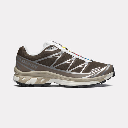 SALOMON XT-6 MARR&Oacute;N/BEIGE MUJER