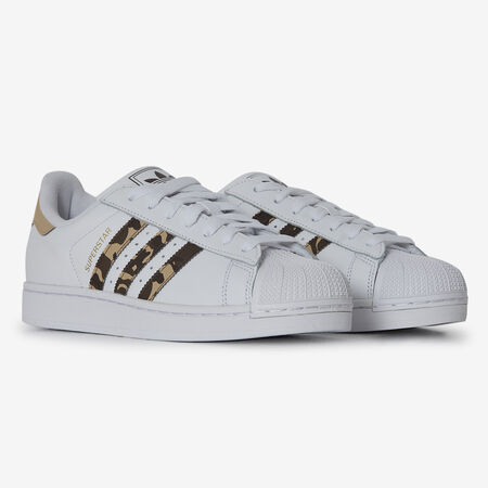 ADIDAS ORIGINALS superstar SUPERSTAR LEATHER BEIGE/BLANCO MUJER