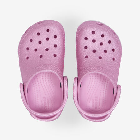 CROCS CLASSIC CLOG GLITTER ROSA BEBÉ
