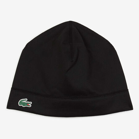 LACOSTE BEANIE SIDE LOGO SPORT NEGRO/VERDE HOMBRE