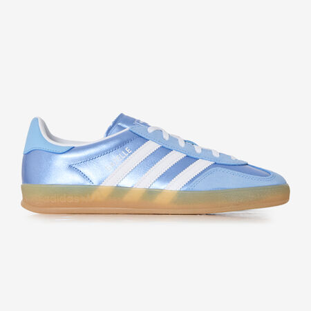 ADIDAS ORIGINALS gazelle GAZELLE INDOOR METALLIC AZUL/BLANCO MUJER