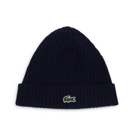 LACOSTE BEANIE CLASSIC LOGO AZUL MARINO HOMBRE