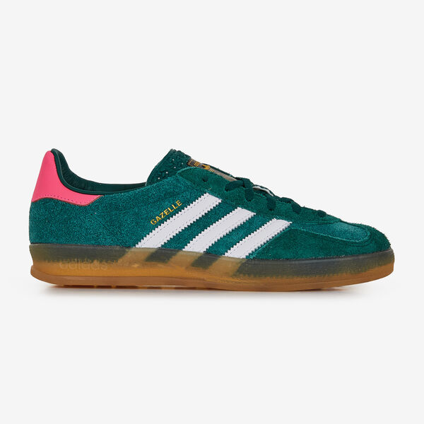 ADIDAS ORIGINALS GAZELLE INDOOR VERDE/ROSA CORDONES MUJER
