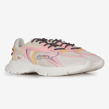 LACOSTE l00 L003 NEO BEIGE/ROSA JUNIOR