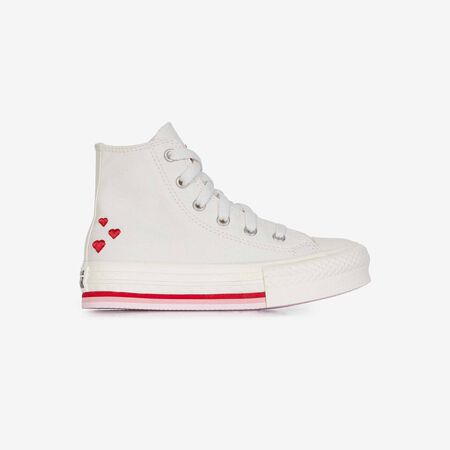 CONVERSE chuck taylor all star CHUCK TAYLOR ALL STAR EVA LIFT HI VALENT BLANCO/ROSA INFANTIL