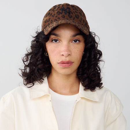 NEW ERA 9TWENTY WOMEN NY CORD LEO MARRÓN/NEGRO MUJER