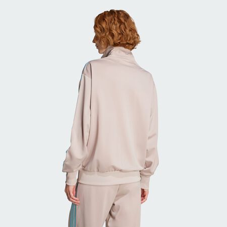 ADIDAS ORIGINALS JACKET FZ TRACKTOP FIREBIRD BEIGE/AZUL MUJER