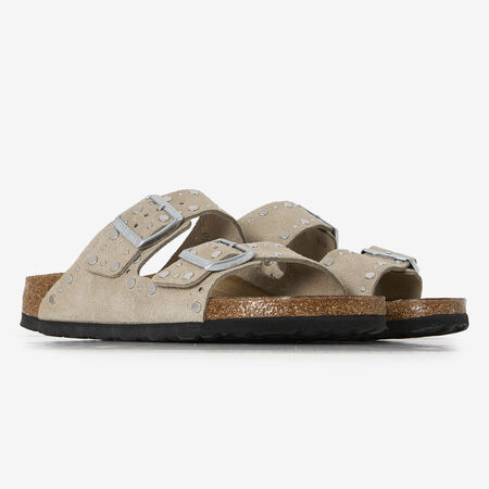 BIRKENSTOCK arizona ARIZONA SUEDE RIVET GRIS TOPO MUJER