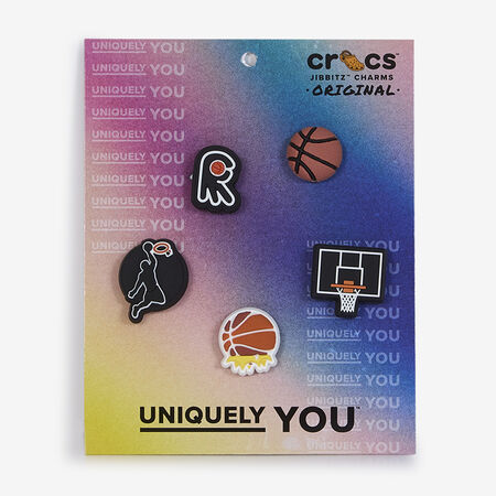 JIBBITZ BASKETBALL TEAM 5PC : MULTICOLOR