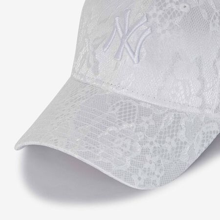 NEW ERA 9FORTY WOMEN NY LACE BLANCO MUJER