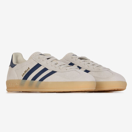 ADIDAS ORIGINALS gazelle GAZELLE INDOOR GRIS/AZUL MARINO HOMBRE