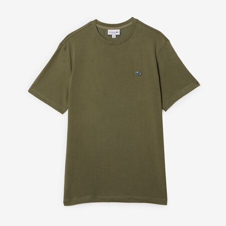LACOSTE TEE SHIRT CLASSIC SMALL LOGO SL VERDE HOMBRE