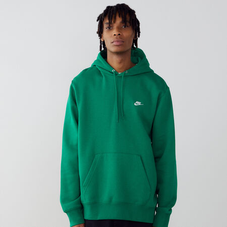 HOODIE CLUB SMALL LOGO : VERDE/BLANCO