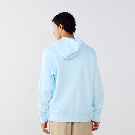 NIKE HOODIE CLUB SMALL LOGO AZUL/BLANCO HOMBRE