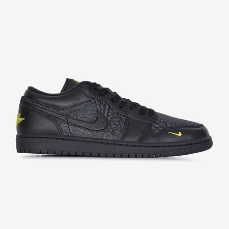 AIR JORDAN 1 LOW SE : NEGRO/AMARILLO