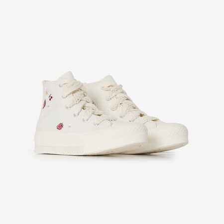 CONVERSE chuck taylor all star CHUCK TAYLOR EVA LIFT HI SUMMER BLANCO/MULTICOLOR INFANTIL