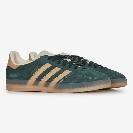 ADIDAS ORIGINALS gazelle GAZELLE INDOOR VERDE/BEIGE HOMBRE