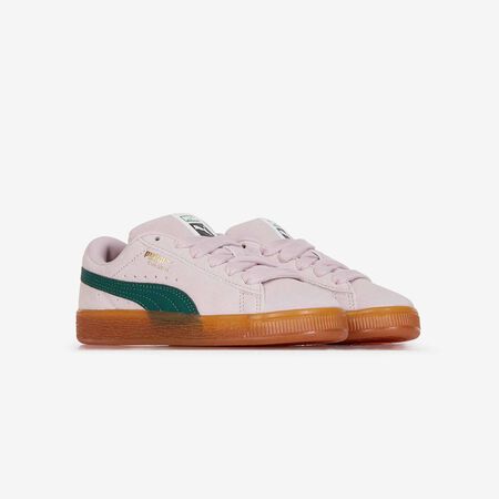 PUMA suede SUEDE XL ROSA/VERDE INFANTIL