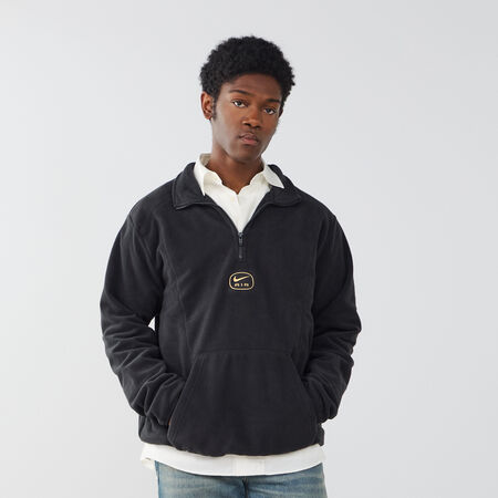 NIKE JACKET HALF-ZIP POLAR NEGRO HOMBRE