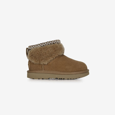 UGG classic mini CLASSIC ULTRA MINI MAXI CURLY MARRÓN BEBÉ