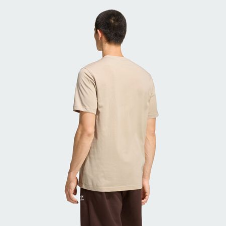 ADIDAS ORIGINALS TEE SHIRT ESSENTIAL BEIGE HOMBRE