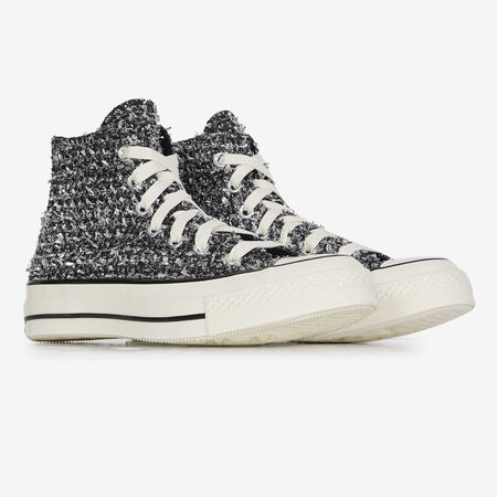 CONVERSE CHUCK 70 HI METALLIC GRIS MUJER