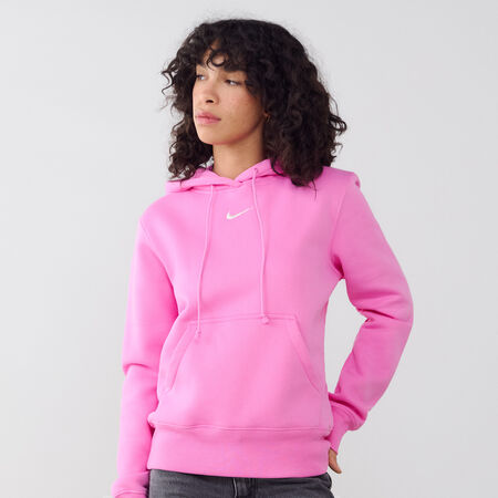 NIKE HOODIE CLUB CENTERED LOGO ROSA MUJER