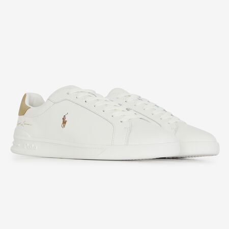 POLO RALPH LAUREN HERITAGE COURT SIGNATURE BLANCO/BEIGE HOMBRE