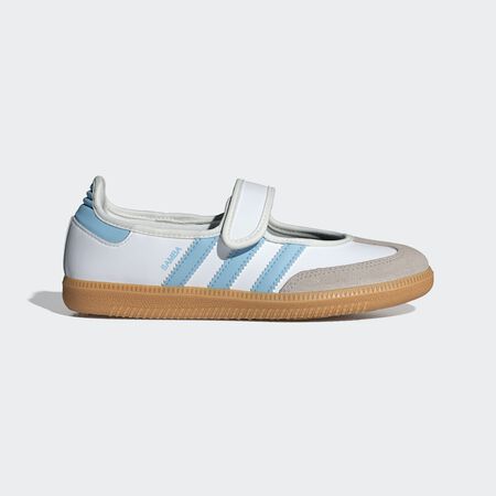 ADIDAS ORIGINALS samba SAMBA JANE BLANCO/AZUL JUNIOR