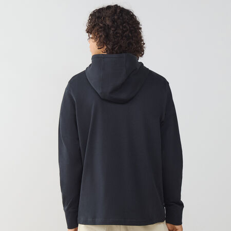 NIKE HOODIE CLUB KNIT NEGRO/BLANCO HOMBRE
