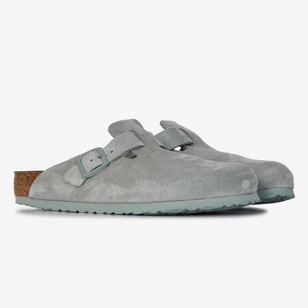 BIRKENSTOCK boston BOSTON SUEDE PURE SAGE VERDE HOMBRE