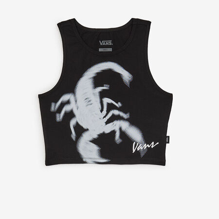 VANS TEE SHIRT TANK VENOM NEGRO/BLANCO MUJER