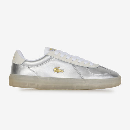 LACOSTE BASESHOT PRO PLATEADO MUJER