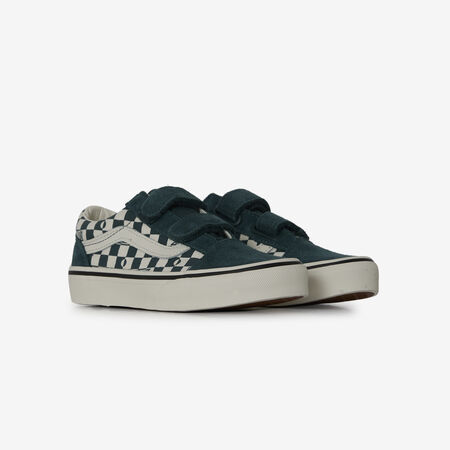 VANS old skool OLD SKOOL CHECK VERDE/BLANCO INFANTIL