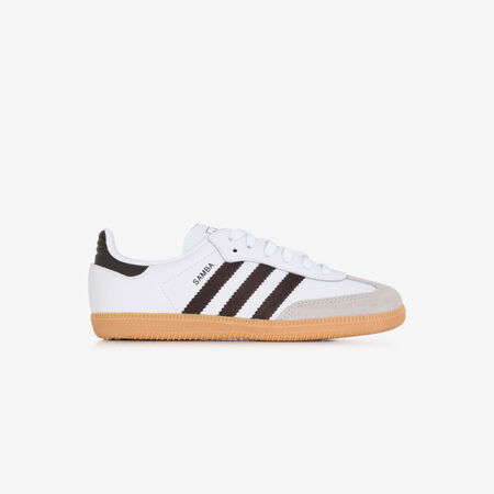 ADIDAS ORIGINALS samba SAMBA OG BLANCO/MARR&Oacute;N INFANTIL