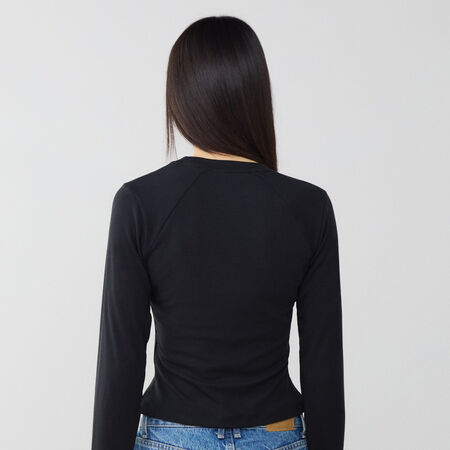 NIKE TOP CHILL KNIT LS NEGRO MUJER