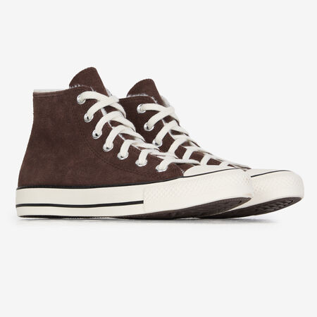 CONVERSE CTAS HI FUR MARRÓN MUJER