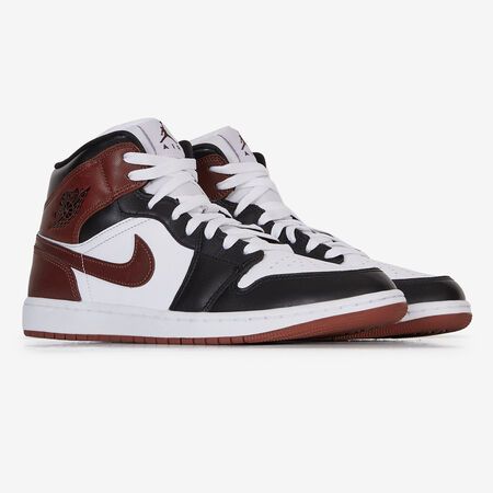 JORDAN air jordan 1 AIR JORDAN 1 MID BLANCO/MARRÓN HOMBRE
