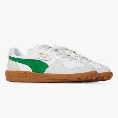PUMA palermo PALERMO LEATHER BLANCO/VERDE MUJER