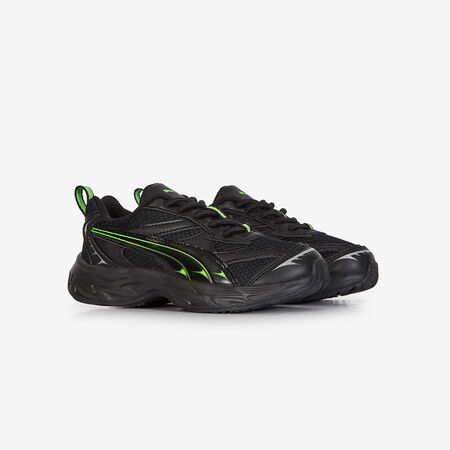 PUMA MORPHIC EL NEGRO/VERDE INFANTIL