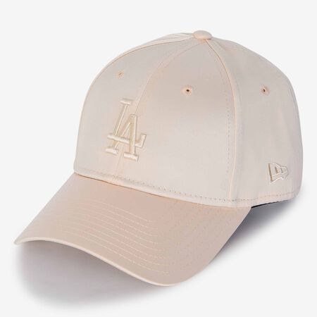 NEW ERA 9FORTY WOMEN LA SATIN LOGO BEIGE MUJER