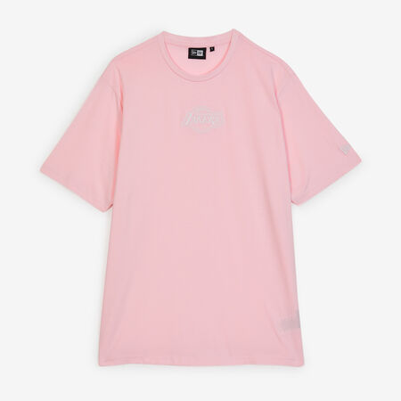NEW ERA TEE SHIRT LA LAKERS ROSA/BLANCO HOMBRE