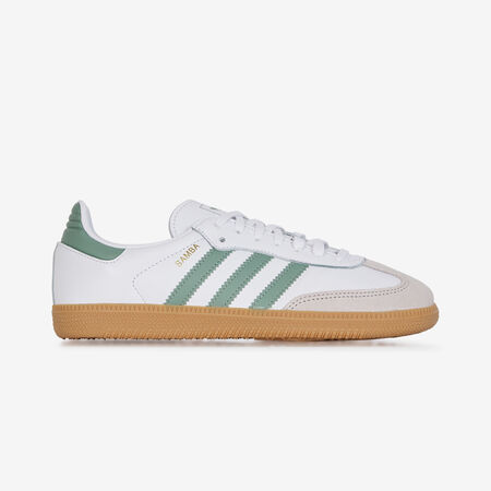 ADIDAS ORIGINALS samba SAMBA OG BLANCO/VERDE JUNIOR