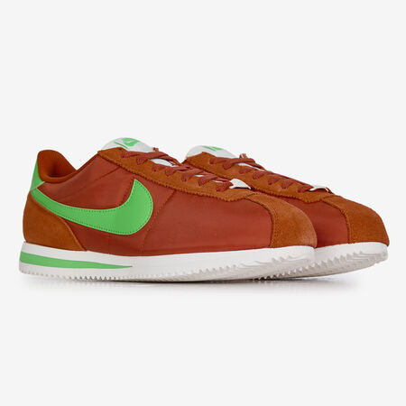 NIKE cortez CORTEZ NYLON VERDE/NARANJA HOMBRE