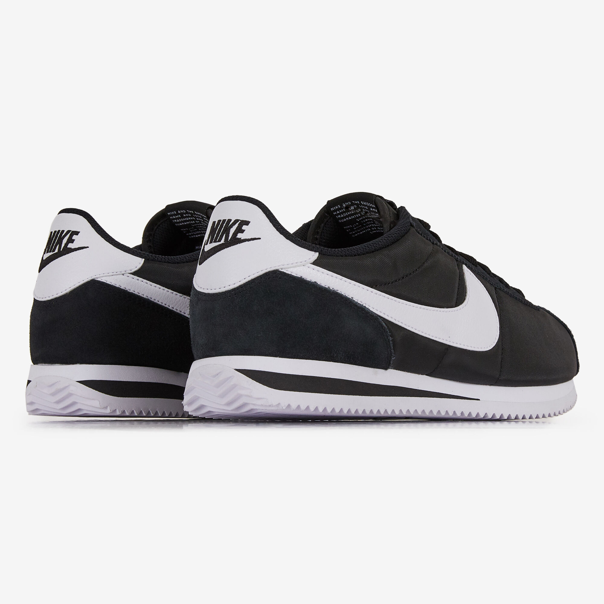 Nike cortez negro con blanco best sale