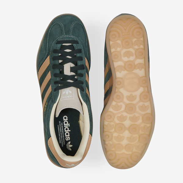 ADIDAS ORIGINALS GAZELLE INDOOR VERDE/BEIGE CORDONES HOMBRE