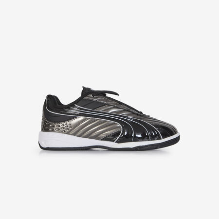 PUMA V-S2 PLATEADO/NEGRO INFANTIL
