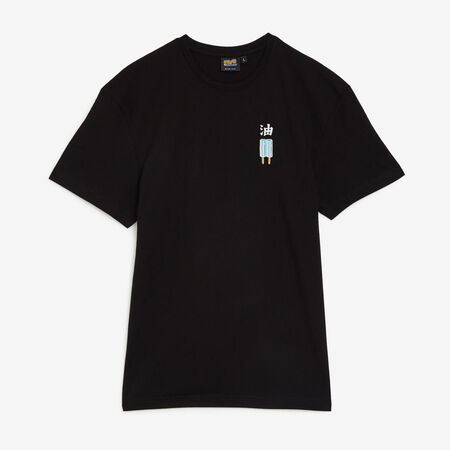 NARUTO TEE SHIRT JIRAYA ICE CREAM NOIR HOMBRE