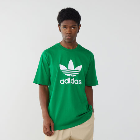 ADIDAS ORIGINALS TEE SHIRT TREFOIL ADICOLOR VERDE/BLANCO HOMBRE
